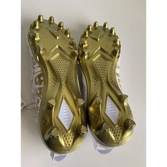 Adidas Freak 22 Big Mood Emoji White Gold Football  Soccer Cleats Men's Sz 13 - Picture 10 of 12